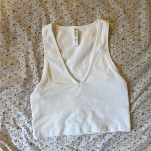 Athleta Cropped V-Neck Tank Top